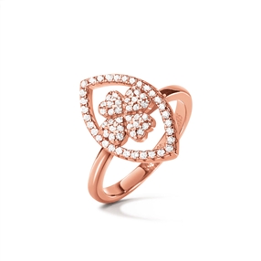 Heart4Heart Mati Rose Gold Plated Ring-